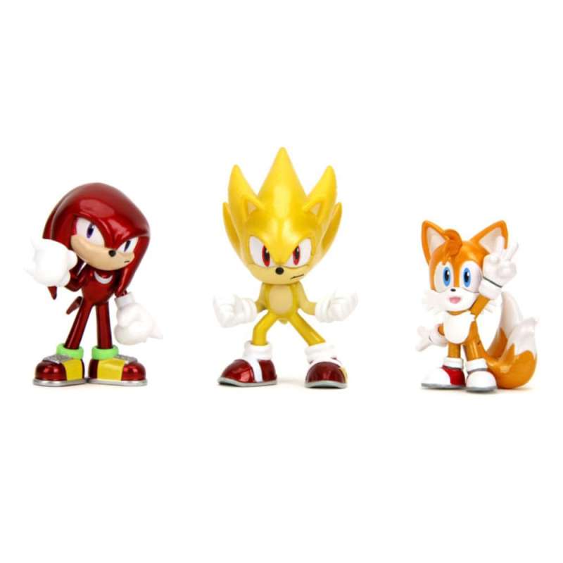 SPOTT-GR Sonic the Hedgehog Nano Metalfigs Diecast - Μίνι Φιγούρες με Ύψος 5cm (3-Pack)
