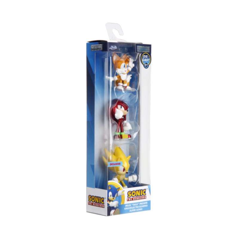 SPOTT-GR Sonic the Hedgehog Nano Metalfigs Diecast - Μίνι Φιγούρες με Ύψος 5cm (3-Pack)
