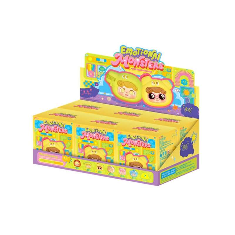 SPOTT-GR QKid: Emotional Hairy Monsters Series Blind Box Earphone Bag με Ύψος 8cm Display (Σετ 6 Τεμάχια)