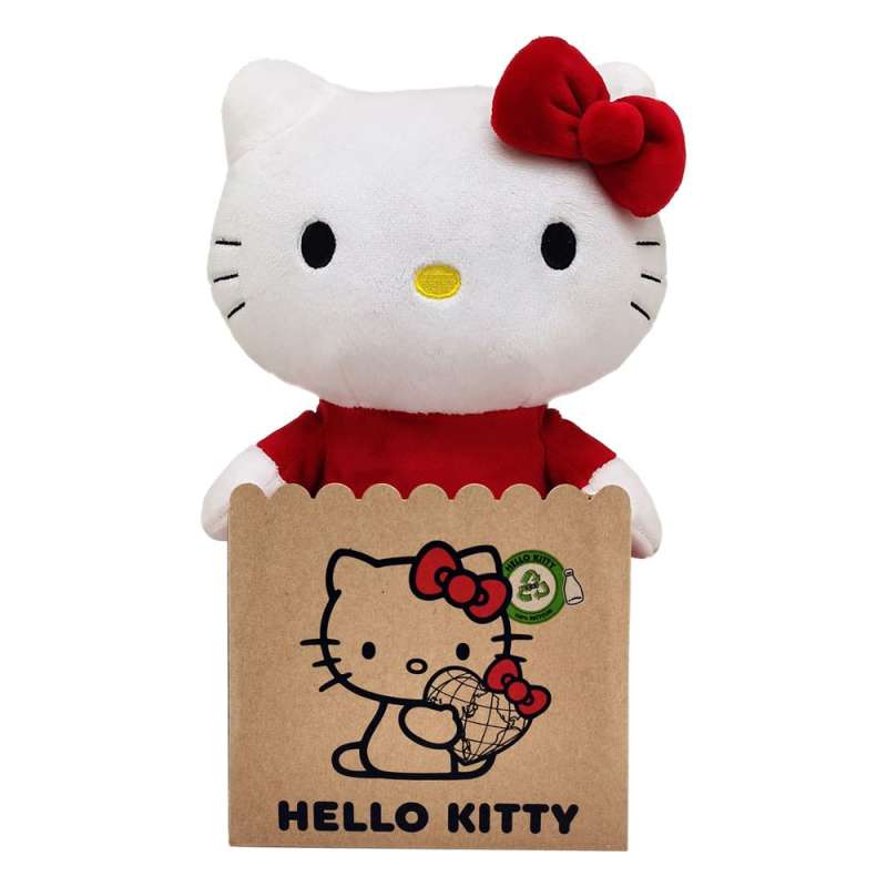 SPOTT-GR Sanrio - Λούτρινο Hello Kitty with Red Dress με Ύψος 24cm