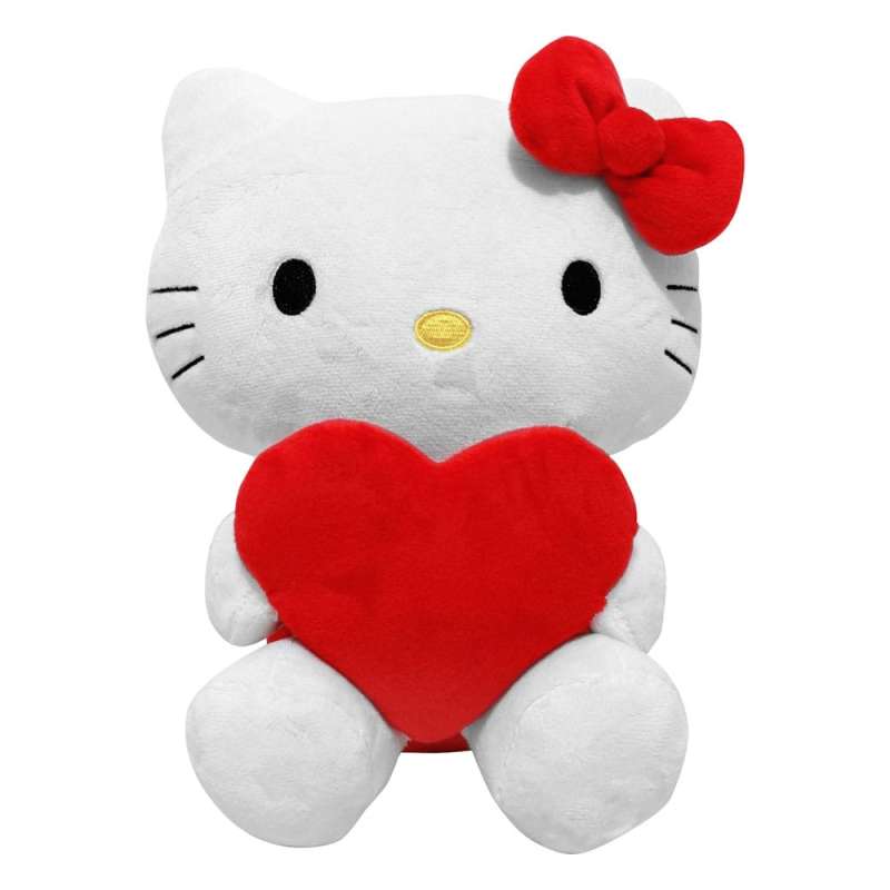 SPOTT-GR Sanrio - Λούτρινο Hello Kitty Heart με Ύψος 14cm