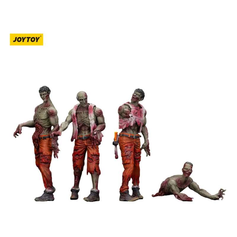 SPOTT-GR Zombie Dark Source Action Figures 4-Pack Mechanic Team 8 cm