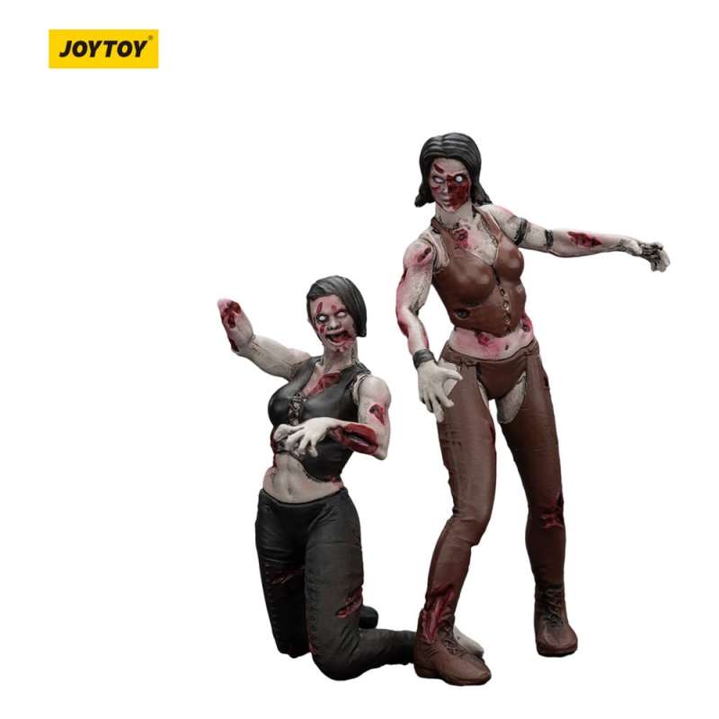 SPOTT-GR Zombie Dark Source Action Figures 2-Pack Θηλυκό wrestlers 8 cm