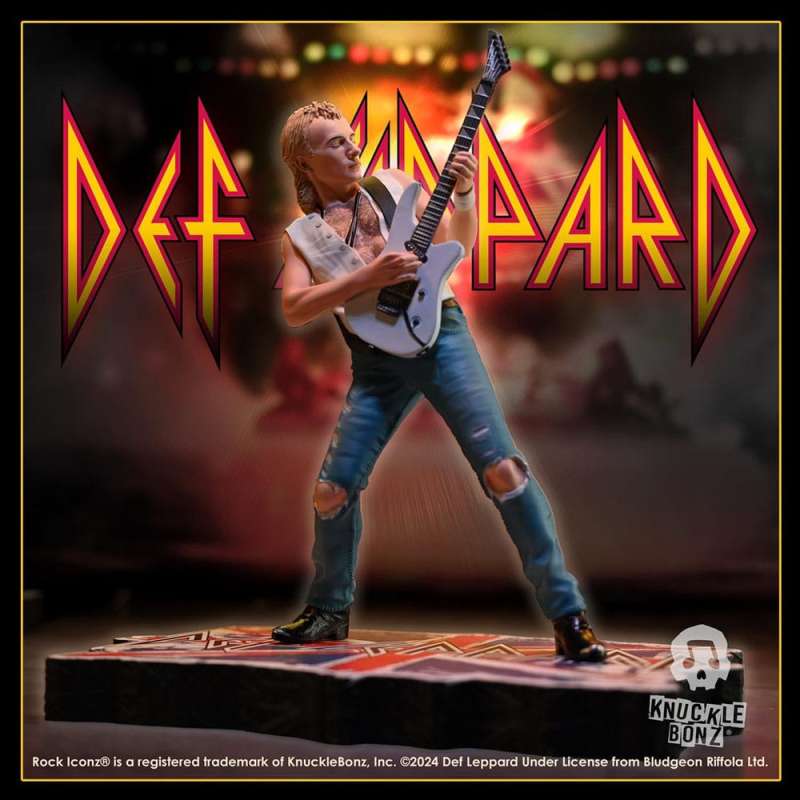SPOTT-GR Def Leppard Rock Iconz Statue Phil Collen με Ύψος 24cm