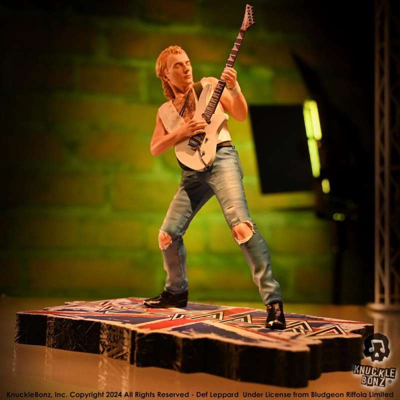 SPOTT-GR Def Leppard Rock Iconz Statue Phil Collen με Ύψος 24cm