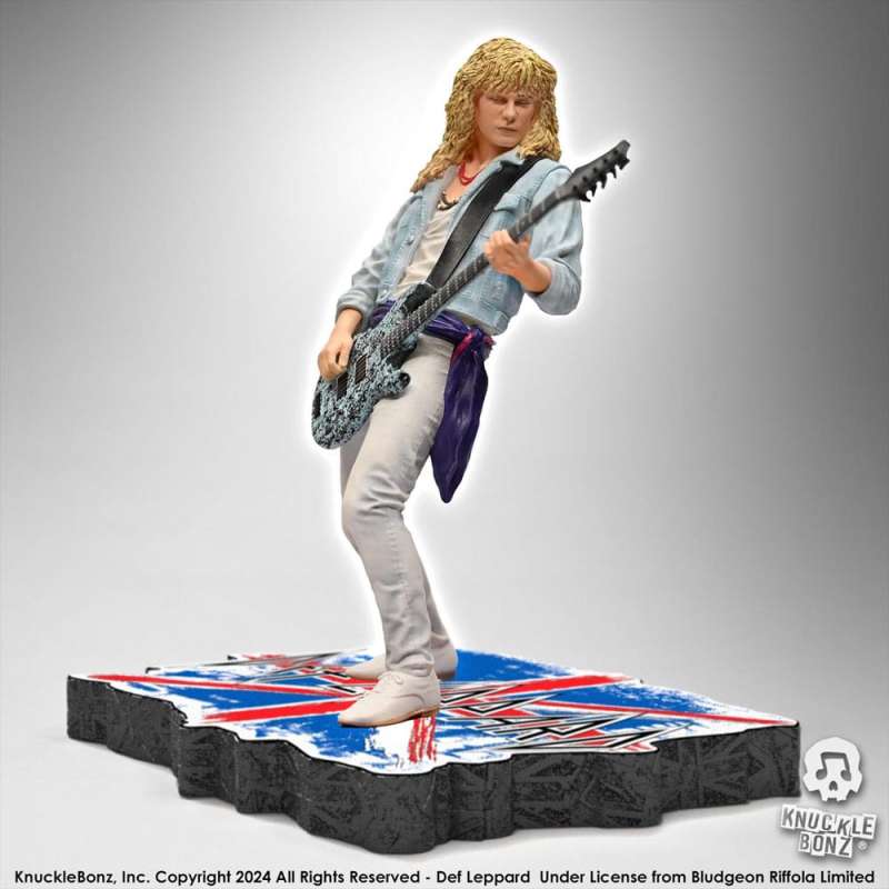 SPOTT-GR Def Leppard Rock Iconz Statue Rick Savage με Ύψος 24cm