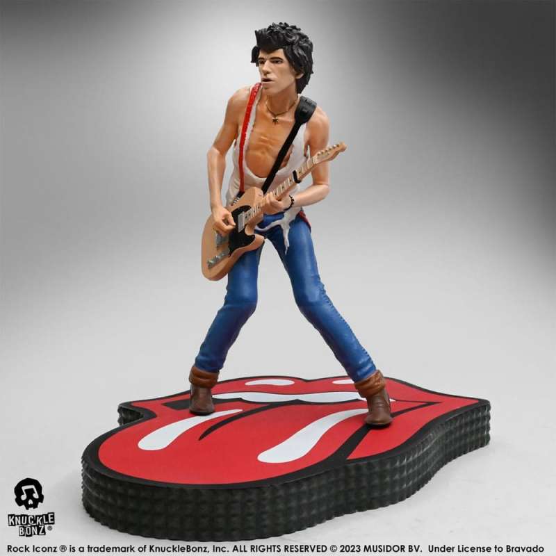 SPOTT-GR The Rolling Stones Rock Iconz Statue Keith Richards (Tattoo You Tour 1981) με Ύψος 22cm