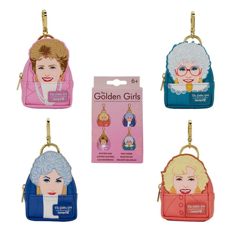 SPOTT-GR Golden Girls by Loungefly - Μπρελόκ σε Mystery Box Display (Σετ 15 Τεμάχια)