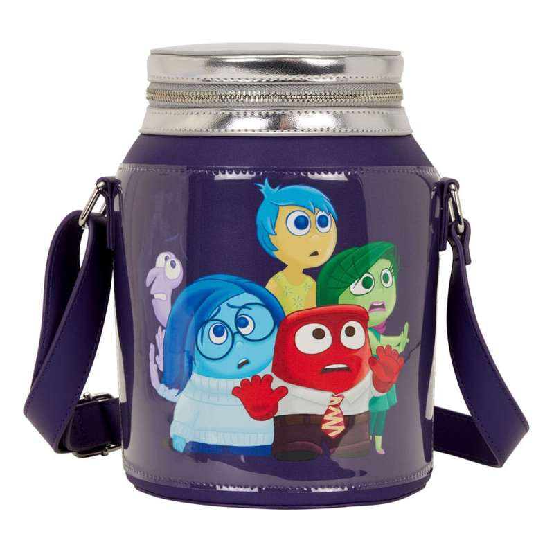 SPOTT-GR Loungefly Disney/Pixar Inside Out 2 - Παιδικό Τσαντάκι Figural Jar σε Μωβ Χρώμα
