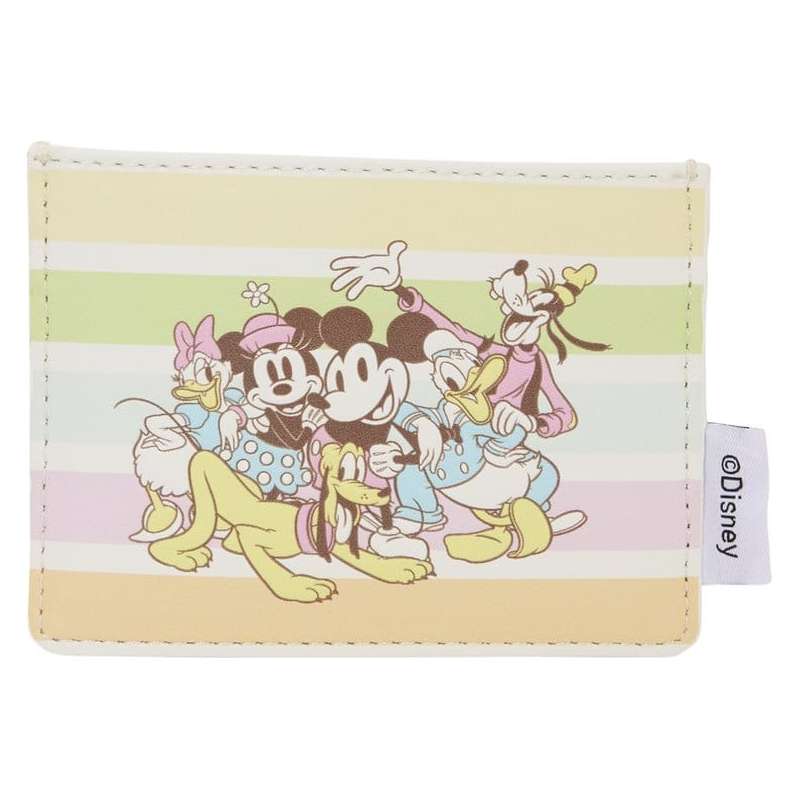 SPOTT-GR Loungefly Disney - Πορτοφολάκι για Κάρτες (Cardholder) Mickey and Friends Rainbow Stripes