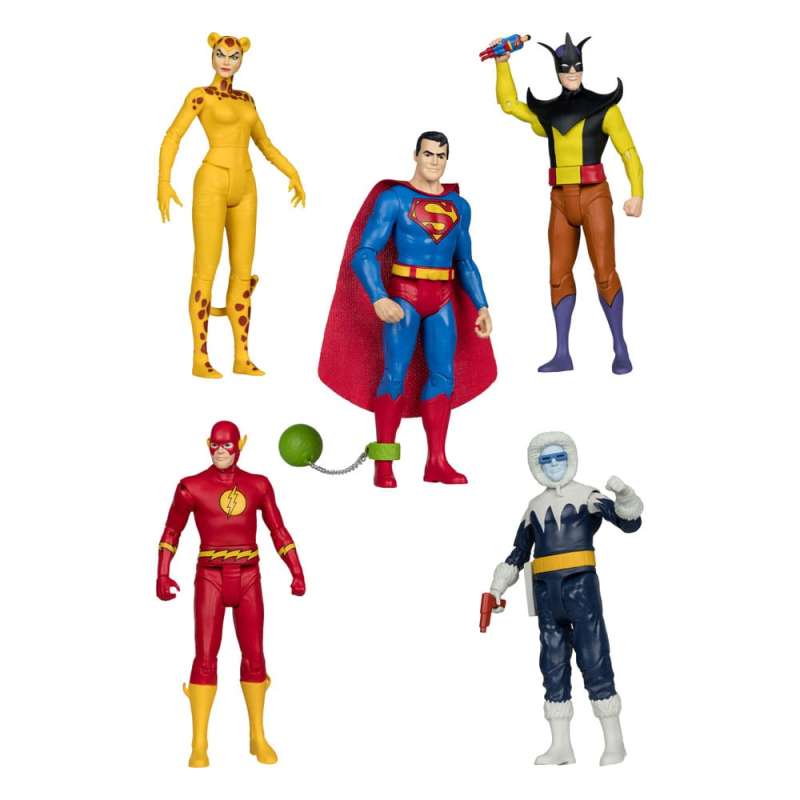 SPOTT-GR DC Retro Action Figures 15 cm Wave 13 Super Friends Sortiment (6)