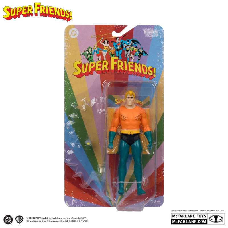 SPOTT-GR DC Retro Super Friends Action Figure Aquaman 15 cm