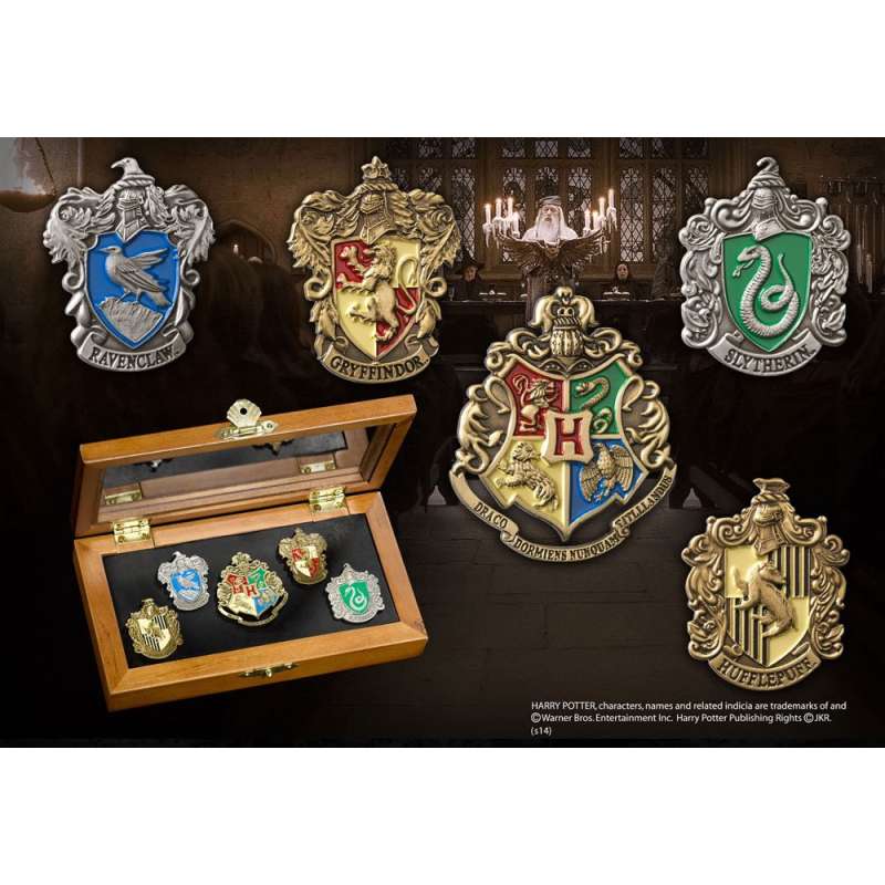 SPOTT-GR Harry Potter Collection - Κονκάρδες Hogwarts Houses (Σετ 5 Τεμάχια)