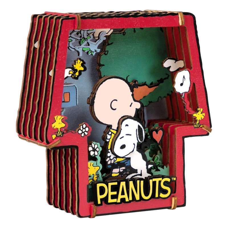 SPOTT-GR Peanuts Puremind - Κιτ Μοντελισμού Wooden Theater Healing Hug