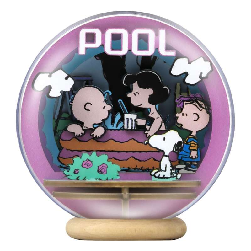 SPOTT-GR Peanuts Puremind - Κιτ Μοντελισμού Wooden Theater Globe Cool Pool