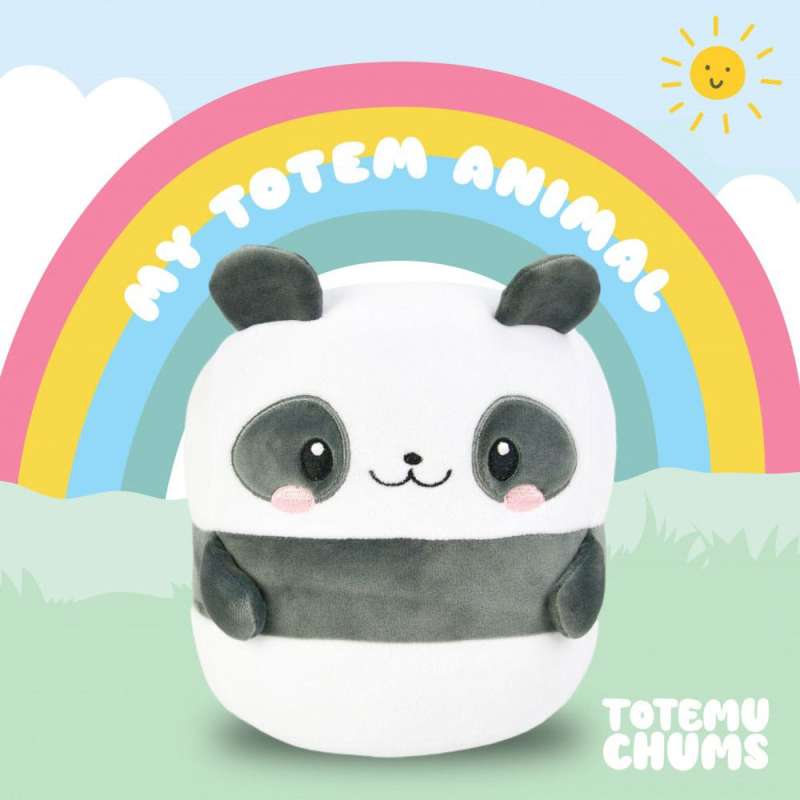 SPOTT-GR Totemu Chums Cute ´n´ Kawaii - Λούτρινο Πάντα με Ύψος 19cm