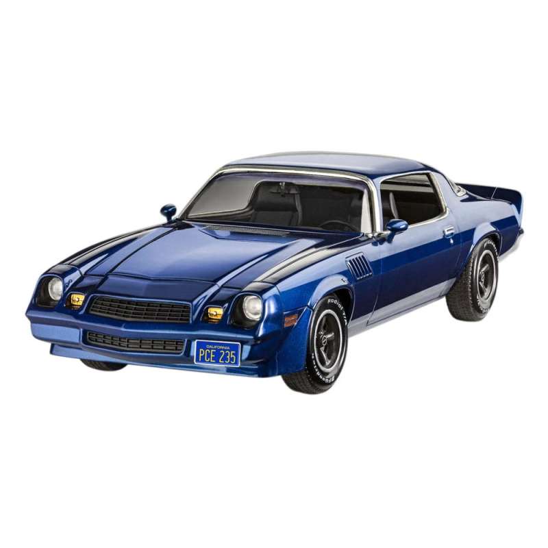 SPOTT-GR Stranger Things - Κιτ Μοντελισμού Σετ (Αναλογία 1/25) Chevy Camaro Z/28 19 (Aqua Color) Μεγέθους 19cm