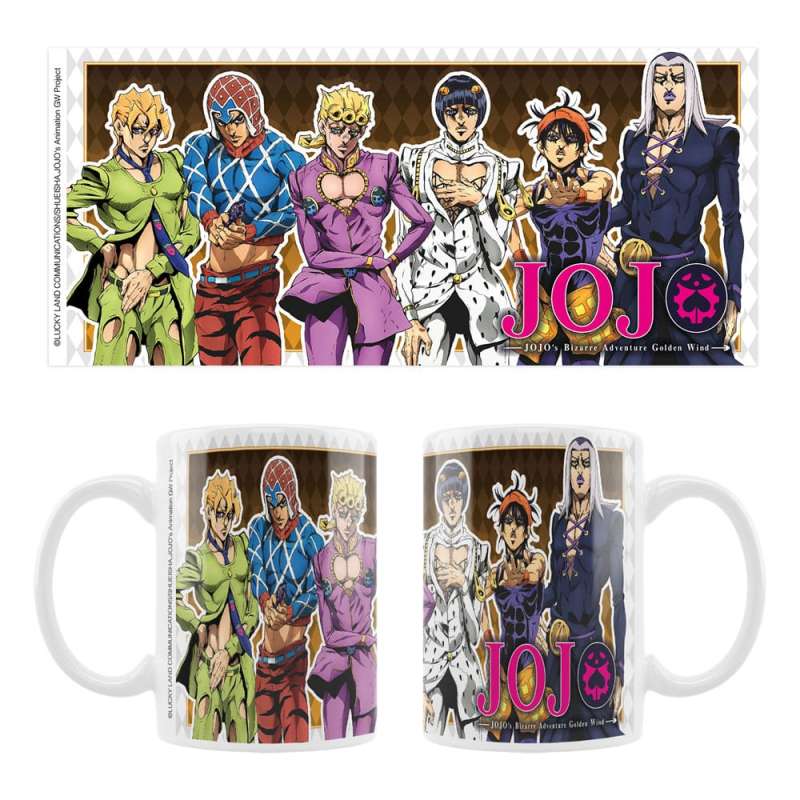 SPOTT-GR JoJo´s Bizarre Adventure Part 5: Golden Wind Ceramic - Κούπα Main Characters