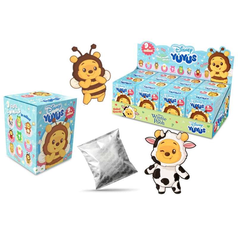 SPOTT-GR Disney YuYus - Μπρελόκ Γουίνι το Αρκουδάκι με Ύψος 12cm Blindbox Display (Σετ 8 Τεμαχίων)