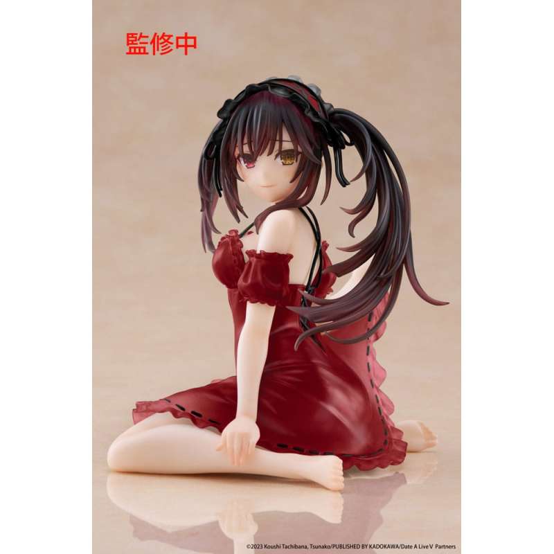 SPOTT-GR Date A Live V - Φιγούρα PVC Desktop Cute Figure Kurumi Tokisaki Nightwear Ver. Renewal με Ύψος 13cm