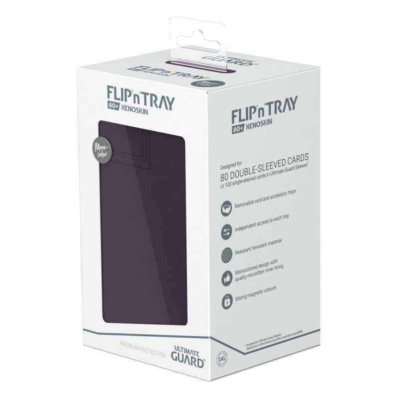 SPOTT-GR Ultimate Guard Flip'n'Tray 80+ Xenoskin - Purple