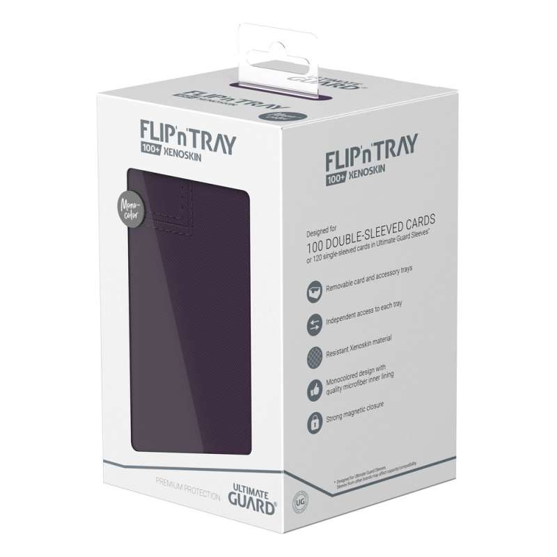 SPOTT-GR Ultimate Guard Flip'n'Tray 100+ Xenoskin - Purple