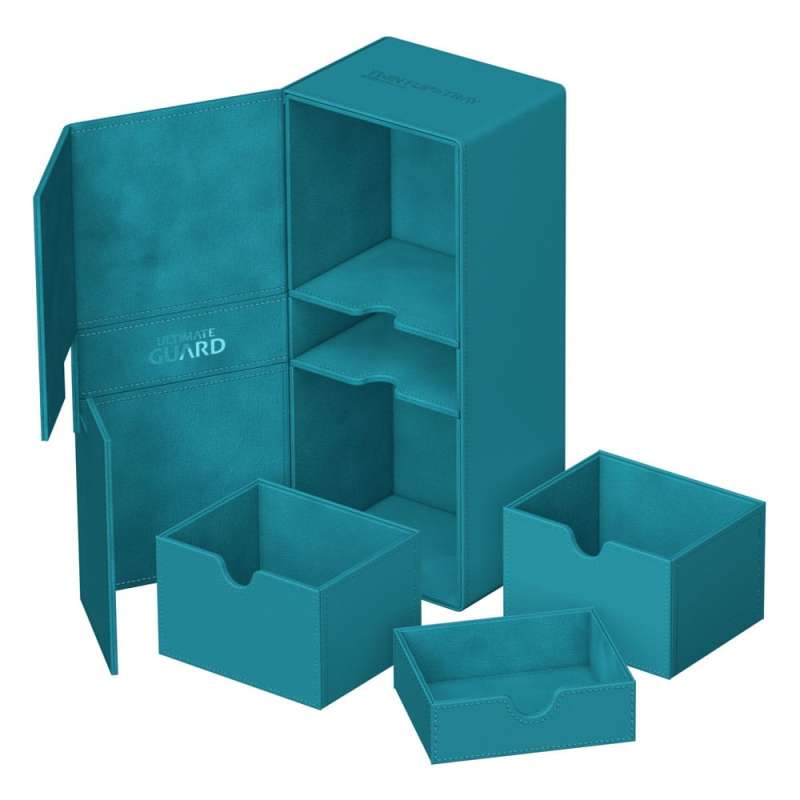 SPOTT-GR Ultimate Guard Twin Flip'n'Tray 266+ Xenoskin - Petrol