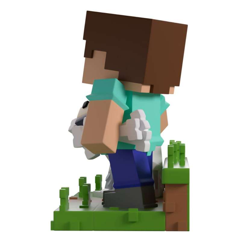 SPOTT-GR Minecraft - Φιγούρα Βινυλίου Taming a Wolf με Ύψος 10cm