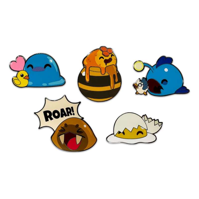 SPOTT-GR Slime Rancher - Καρφίτσες Μεγέθους 5cm (Σετ 6 Τεμάχια)