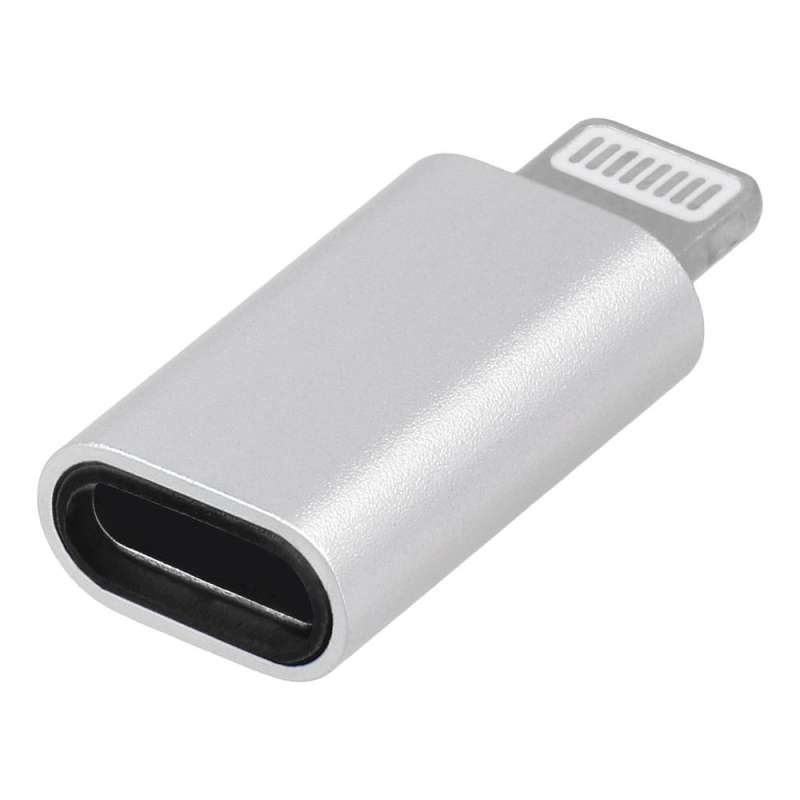 SPOTT-GR Blue Star Lightning Adapter - Μετατροπέας Type-C σε Lightning σε Ασημί Χρώμα