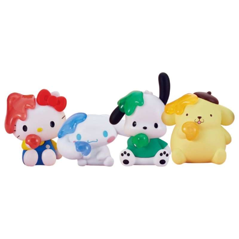 SPOTT-GR Sanrio Twinchees - Μίνι Φιγούρες Hello Kitty & Friends Jam Jelly με Ύψος 5cm Blind Pack Display (Σετ 24 Τεμάχια)