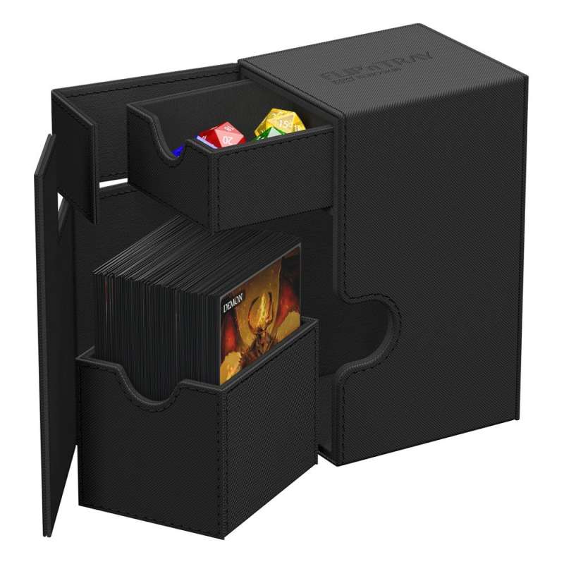 SPOTT-GR Ultimate Guard Flip'n'Tray 80+ Xenoskin - Black