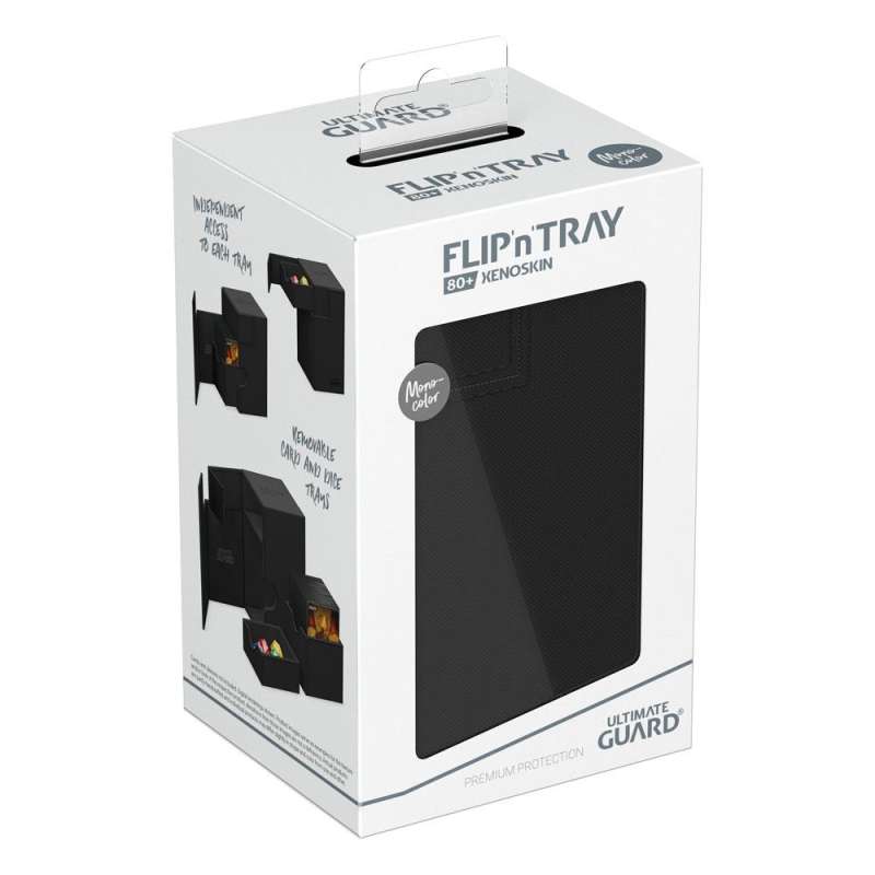 SPOTT-GR Ultimate Guard Flip'n'Tray 80+ Xenoskin - Black