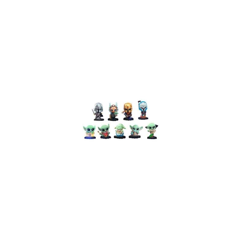 SPOTT-GR Star Wars The Mandalorian Cosbi - Μίνι Φιγούρες με Ύψος 8cm Blind Box Display (Σετ 8 Τεμαχίων)