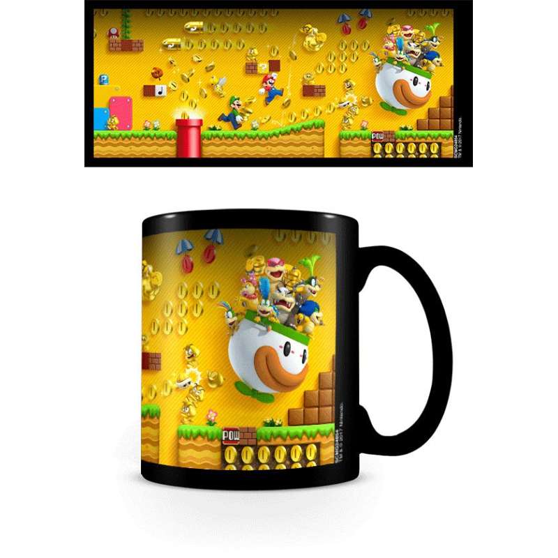 SPOTT-GR Super Mario Bros. - Heat Changing Κούπα (Αλλάζει με την Θερμοκρασία) Gold Coin Rush