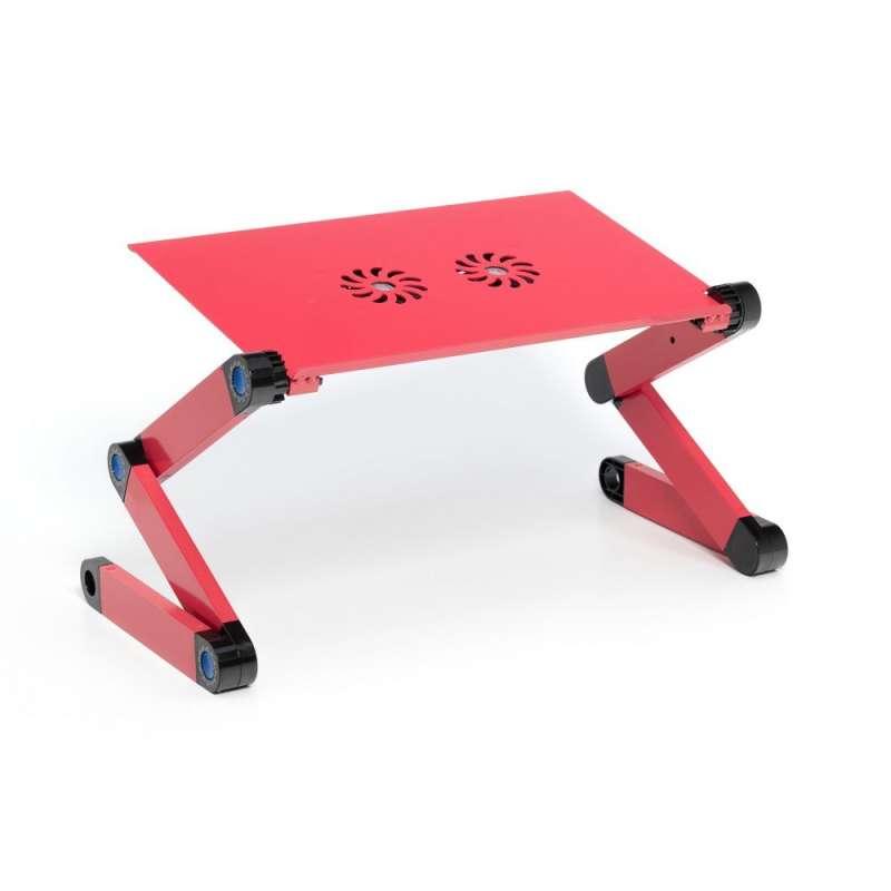 SPOTT-GR OEM Cooling Pad YL-803 - Ρυθμιζόμενη Βάση Laptop για Γραφείο με 2 Ανεμιστηράκια σε Ροζ Χρώμα