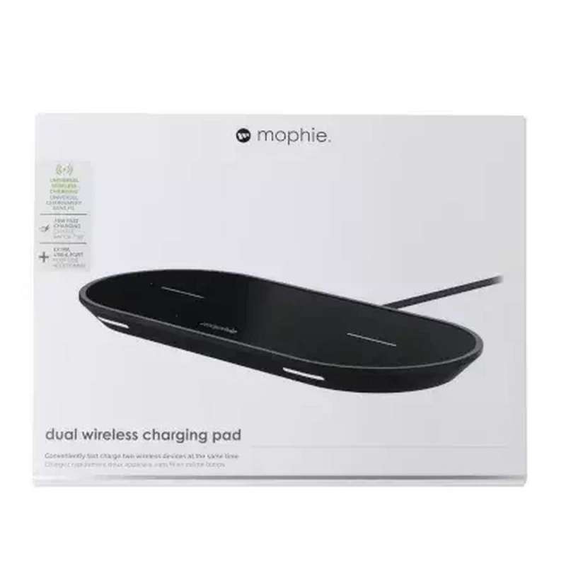SPOTT-GR Mophie Universal Wireless Dual - Ασύρματος Φορτιστής 2 x 10W σε Μαύρο Χρώμα