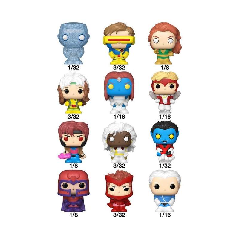 SPOTT-GR X-Men Bitty POP! - Φιγούρες Βινυλίου (Σετ 32 Τεμάχια) PDQ με Ύψος 2.5cm