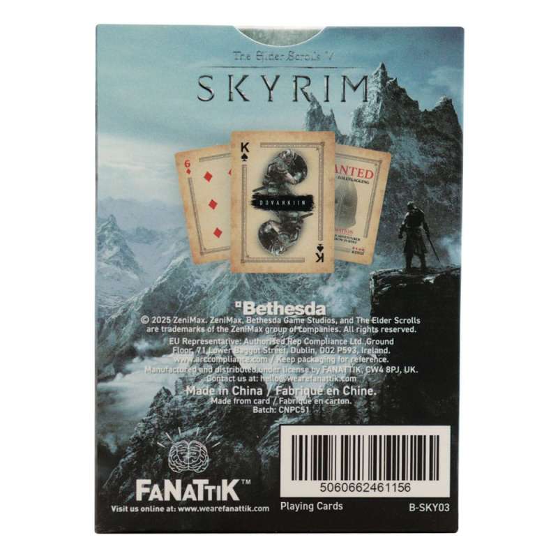 SPOTT-GR Elder Scrolls Skyrim - Τράπουλα Display (Σετ 12 Τεμάχια)