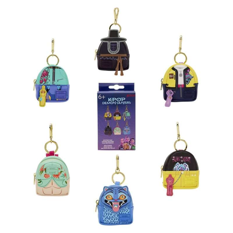 SPOTT-GR KPop Demon Hunters by Loungefly - Μπρελόκ Bag Charm Mystery Box Display (Σετ 15 Τεμάχια)