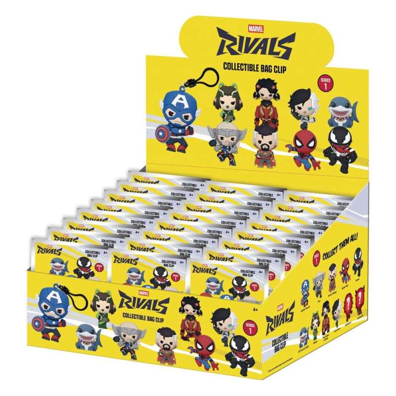 SPOTT-GR Marvel Rivals 3D - Μπρελόκ Series 16 Display (Σετ 24 Τεμάχια)