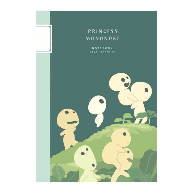 SPOTT-GR Princess Mononoke - Σημειωματάριο Kodama σε Πράσινο Χρώμα