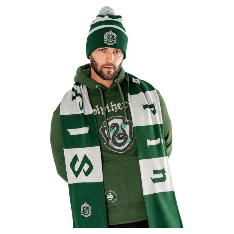 SPOTT-GR Harry Potter - Κασκόλ Slytherin (Large) σε Πράσινο Χρώμα