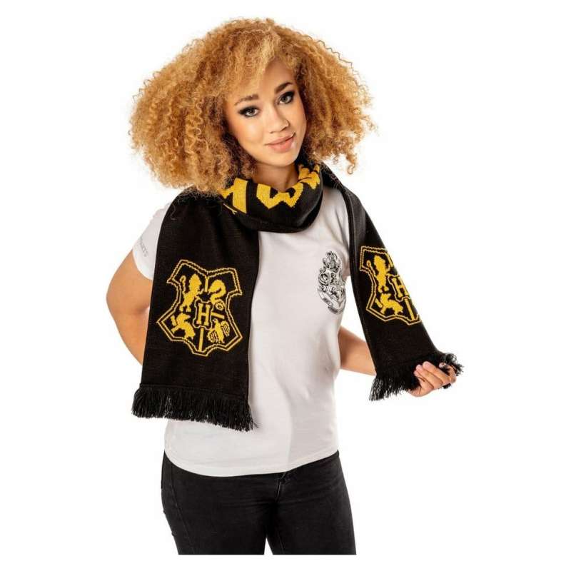 SPOTT-GR Harry Potter - Κασκόλ Hogwarts Reverse (Large) σε Μαύρο Χρώμα