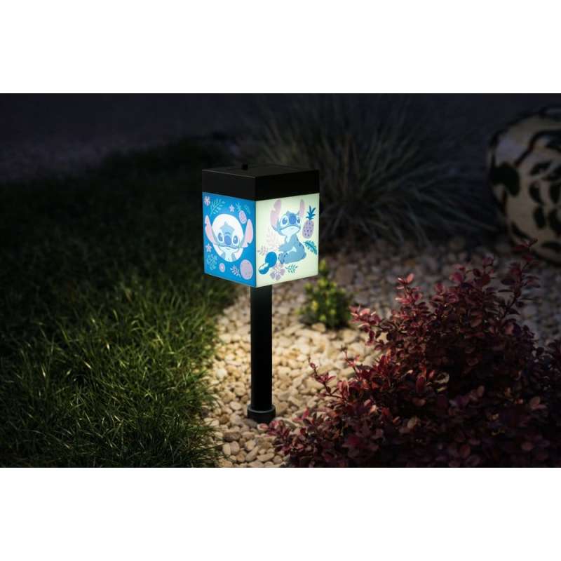 SPOTT-GR Lilo & Stitch Φορητό Φωτιστικό LunaGlo με Ηλιακό Πάνελ Solar Stake Stitch