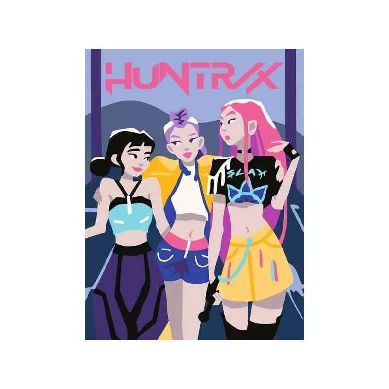 SPOTT-GR KPop Demon Hunters - Σετ Ζωγραφικής CreArt Paint by Numbers Painting Set Huntrix