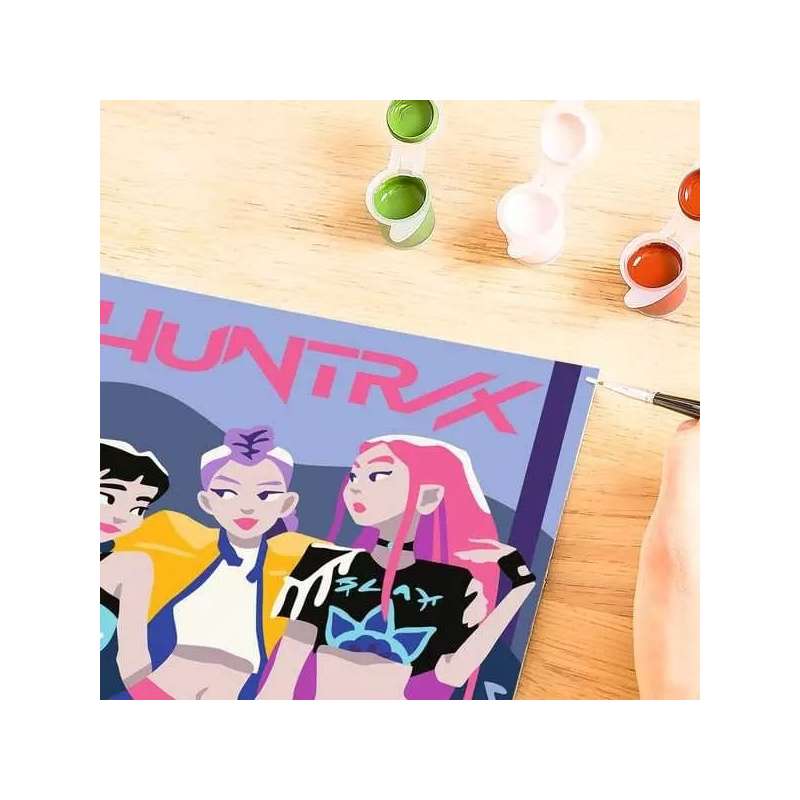 SPOTT-GR KPop Demon Hunters - Σετ Ζωγραφικής CreArt Paint by Numbers Painting Set Huntrix