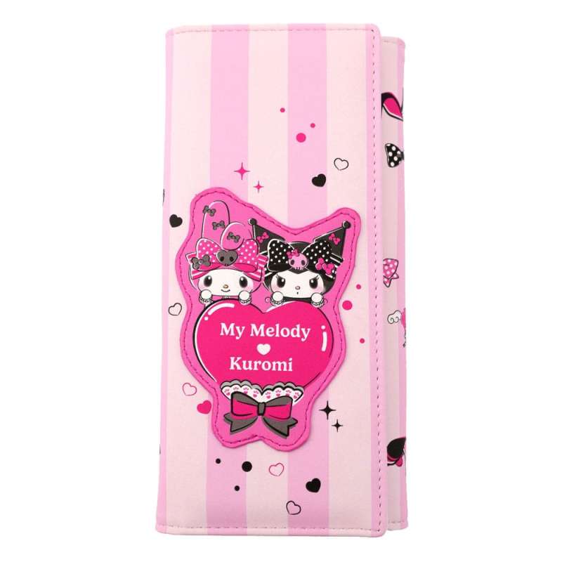 SPOTT-GR Sanrio Pink Black Party Series - Πορτοφολάκι Kuromi & My Melody σε Ροζ Χρώμα