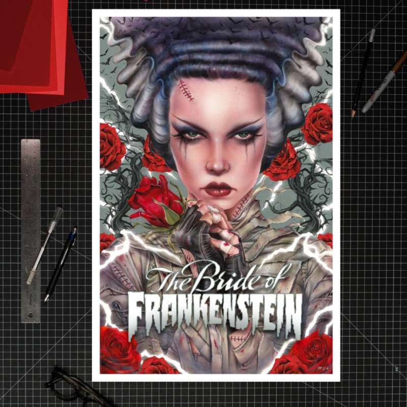 SPOTT-GR Bride of Frankenstein Art Print Bride Afterlife by Brian M. Viveros 61 x 41cm - Χωρίς Πλαίσιο