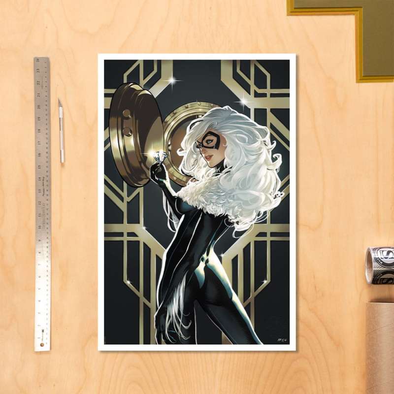SPOTT-GR The Amazing Spider-Man Art Print Cosmic Black Cat 61 x 41cm - Χωρίς Πλαίσιο